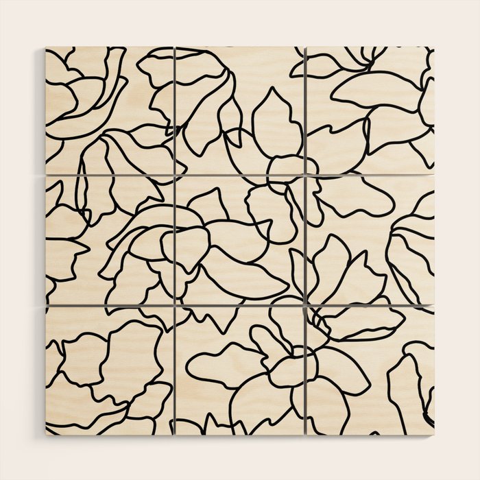 Isla #illustration #drawing Wood Wall Art Gallery Image 1