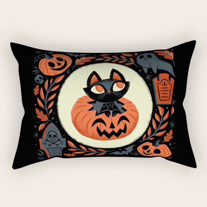 Happy Halloween Rectangular Pillow Gallery Image 2