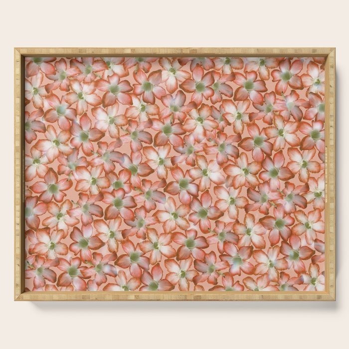 Wild Adenium - Red Serving Tray Gallery Image 1