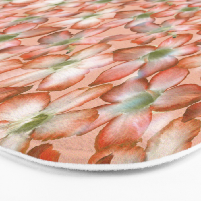 Wild Adenium - Red Bath Mat Gallery Image 3