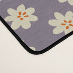 Tiny Flowers / Lavender & Orange Desk Mat Gallery Image 4