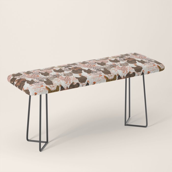 Favorite chickens brown Bench Gallery Image 1