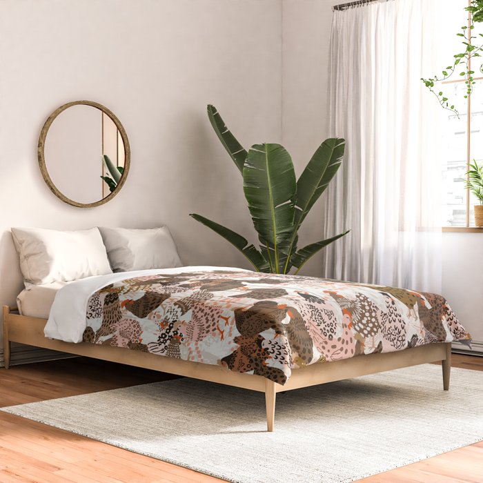 Favorite chickens brown Comforter Gallery Image 2