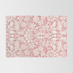 William Morris Sunflowers Pink Vintage Floral  Rug Gallery Image 2
