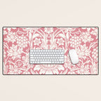 William Morris Sunflowers Pink Vintage Floral  Desk Mat Gallery Image 1