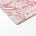 William Morris Sunflowers Pink Vintage Floral  Welcome Mat Gallery Image 2