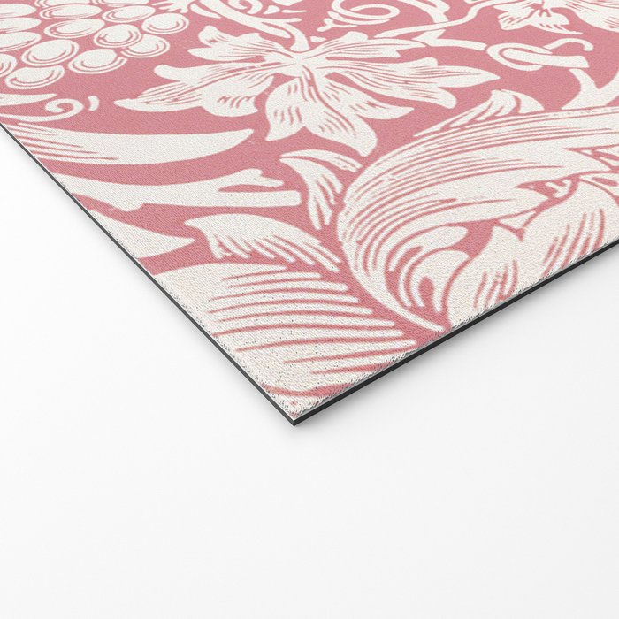 William Morris Sunflowers Pink Vintage Floral  Welcome Mat Gallery Image 2