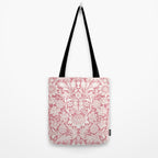 William Morris Sunflowers Pink Vintage Floral  Tote Bag Gallery Image 2