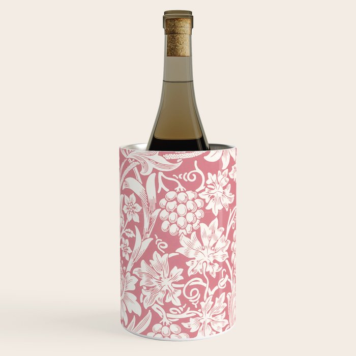 William Morris Sunflowers Pink Vintage Floral  Wine Chiller Gallery Image 3