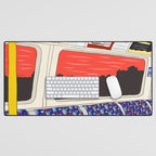 View from London Train Line Desk Mat Gallery Image 1