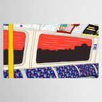 View from London Train Line Tablecloth Gallery Image 2