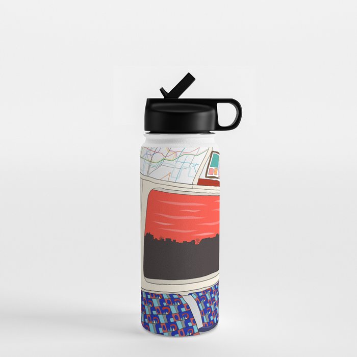 View from London Train Line Water Bottle Gallery Image 1
