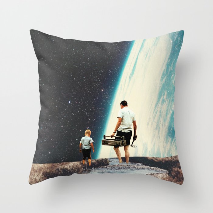 We will always Come Back here Throw Pillow Gallery Image 1