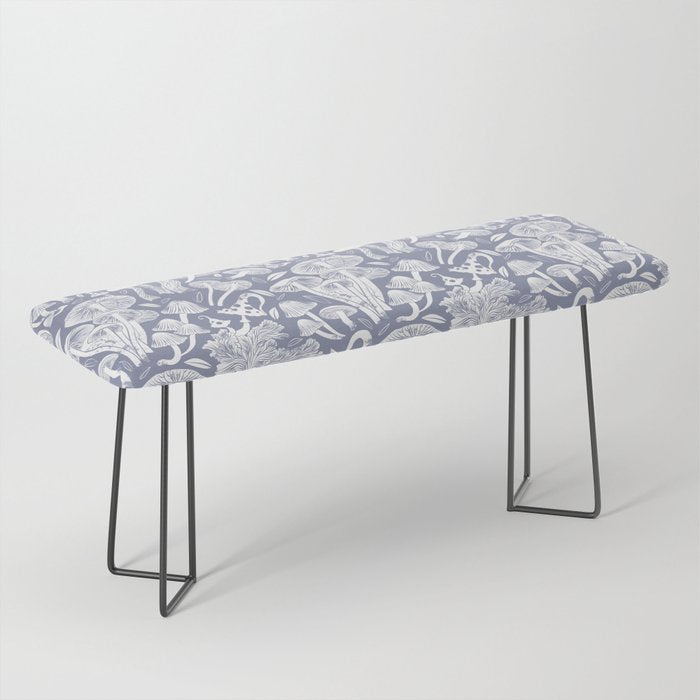 Delicious Autumn botanical poison IV // blue grey background Bench Gallery Image 1