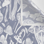 Delicious Autumn botanical poison IV // blue grey background Wall Tapestry Gallery Image 3