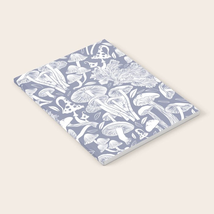 Delicious Autumn botanical poison IV // blue grey background Notebook Gallery Image 1
