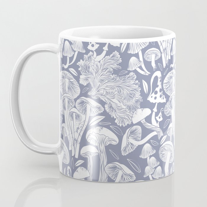 Delicious Autumn botanical poison IV // blue grey background Coffee Mug Gallery Image 3