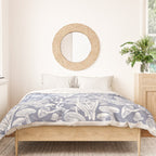 Delicious Autumn botanical poison IV // blue grey background Duvet Cover Gallery Image 3