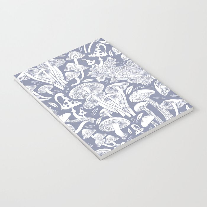 Delicious Autumn botanical poison IV // blue grey background Notebook Gallery Image 3