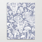 Delicious Autumn botanical poison IV // blue grey background Notebook Gallery Image 4