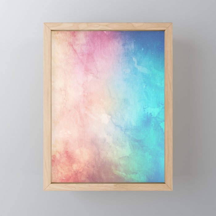 Fire and Ice - Watercolor Painting Mini Art Print Gallery Image 1