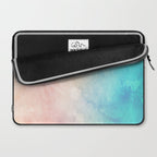 Fire and Ice - Watercolor Painting Laptop Sleeve Gallery Image 2
