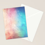 Fire and Ice - Watercolor Painting Stationery Card Gallery Image 2