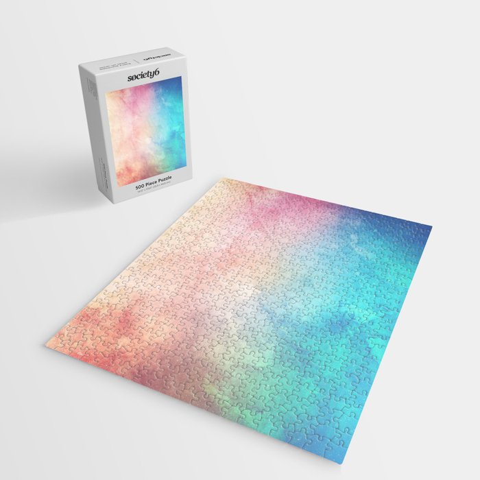 Fire and Ice - Watercolor Painting Jigsaw Puzzle Gallery Image 2