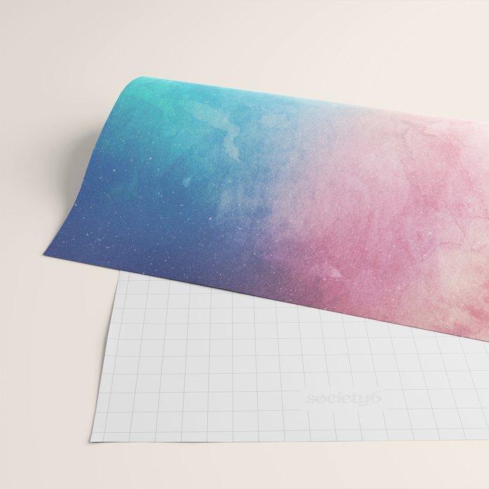 Fire and Ice - Watercolor Painting Wrapping Paper Gallery Image 2