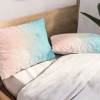 Fire and Ice - Watercolor Painting Pillow Sham Gallery Image 2