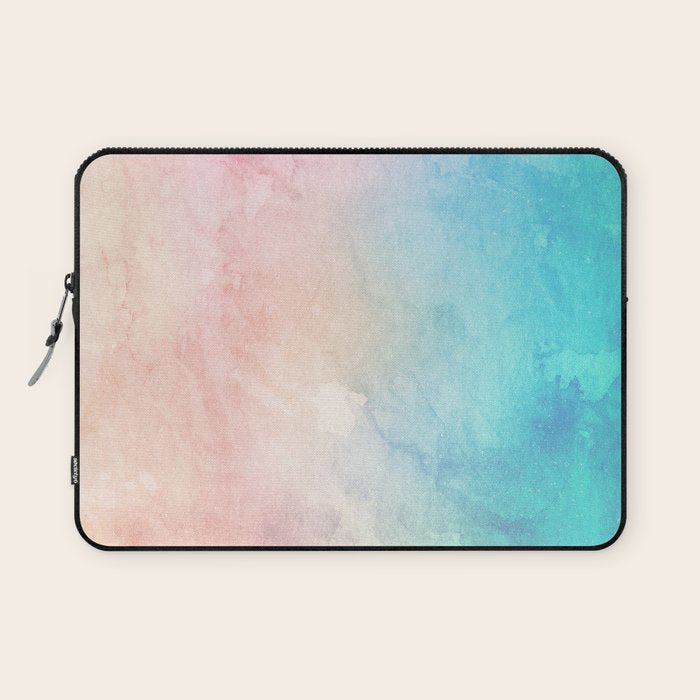 Fire and Ice - Watercolor Painting Laptop Sleeve Gallery Image 1