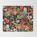 AUTUMN WOODLAND Throw Blanket Gallery Image 2