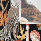 AUTUMN WOODLAND Wall Tapestry Gallery Image 3
