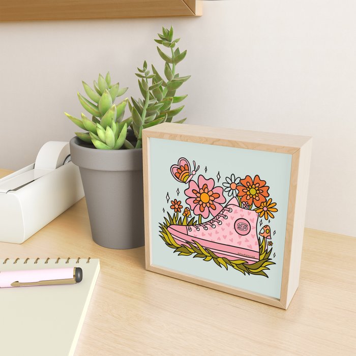 Cancer Zodiac Sneaker Mini Art Print Gallery Image 2