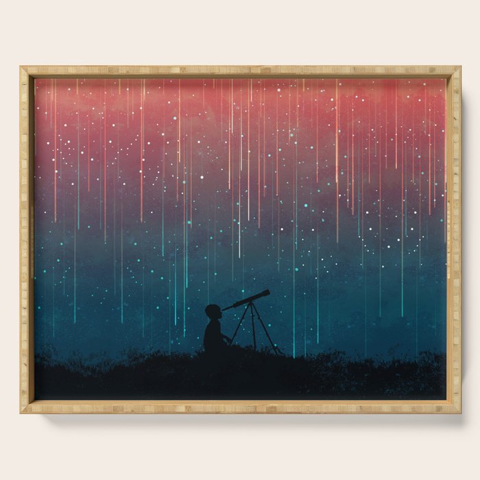 Meteor rain Serving Tray Gallery Image 1