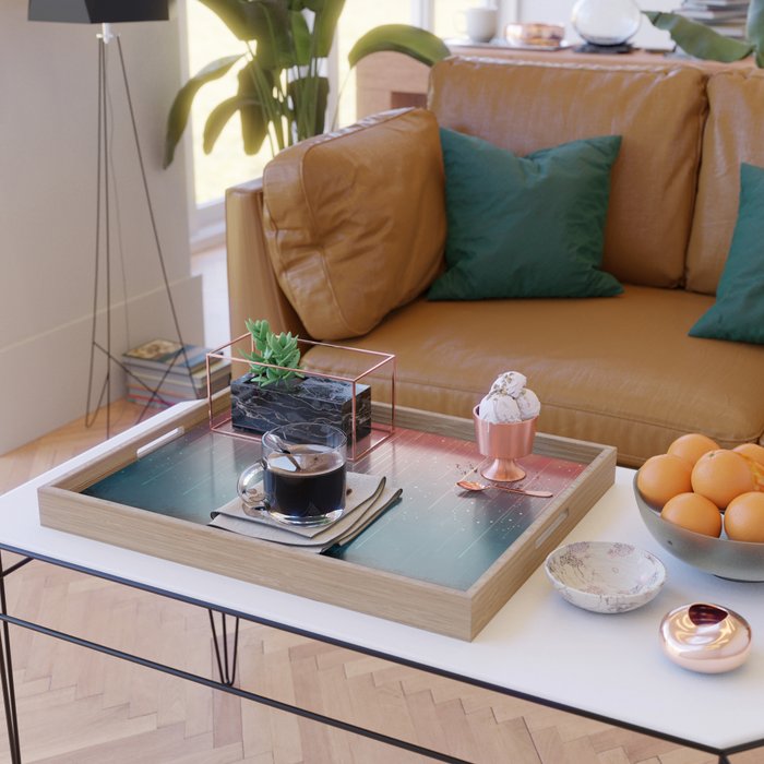 Meteor rain Serving Tray Gallery Image 2