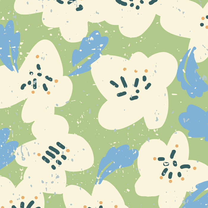 Bold flowers in my garden on chalky green Coffee Mug Gallery Image 2