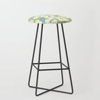 Bold flowers in my garden on chalky green Stool Gallery Image 1