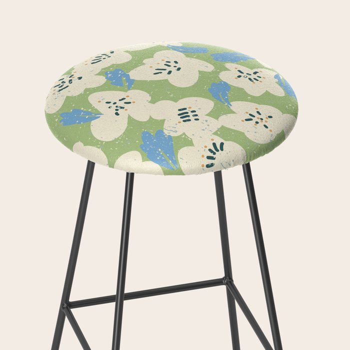 Bold flowers in my garden on chalky green Stool Gallery Image 2