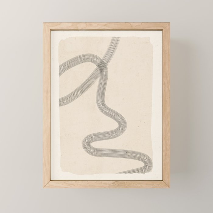 Minimal Abstract Art 19 Mini Art Print Gallery Image 1
