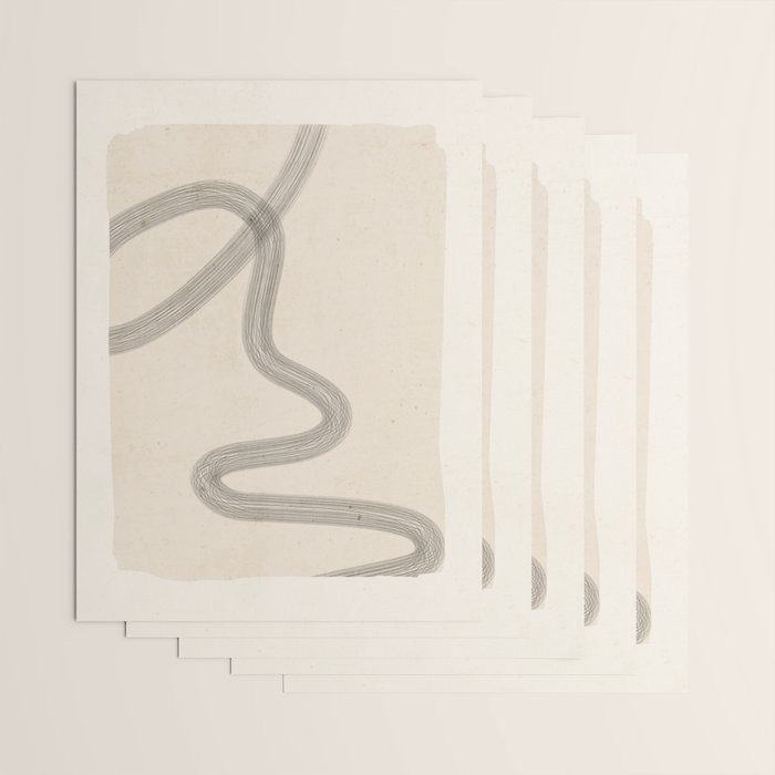 Minimal Abstract Art 19 Wrapping Paper Gallery Image 3