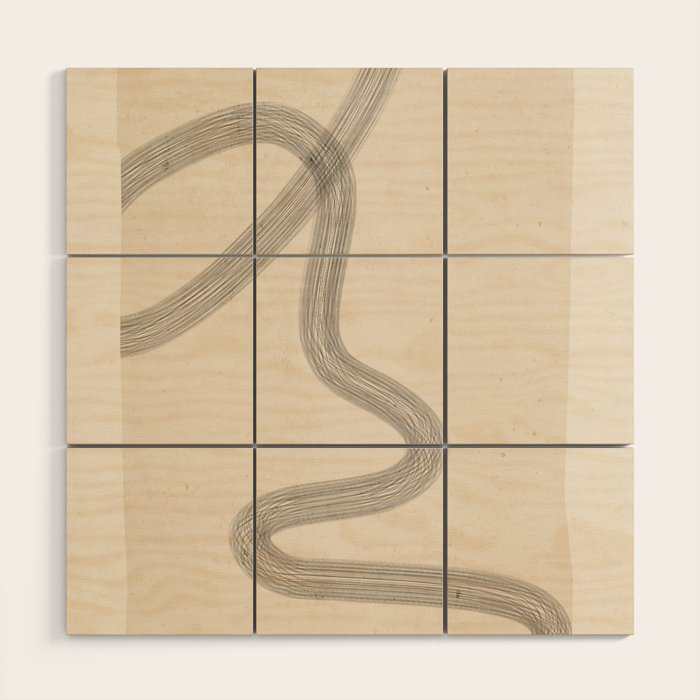 Minimal Abstract Art 19 Wood Wall Art Gallery Image 1