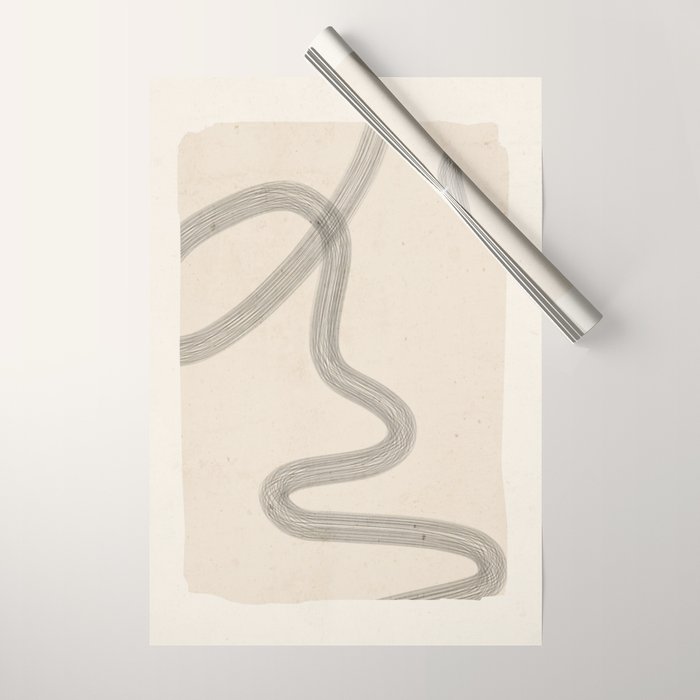 Minimal Abstract Art 19 Wrapping Paper Gallery Image 1