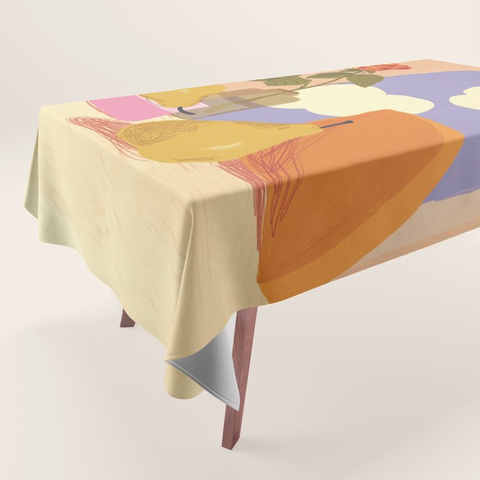 Rose and pears Tablecloth Gallery Image 1
