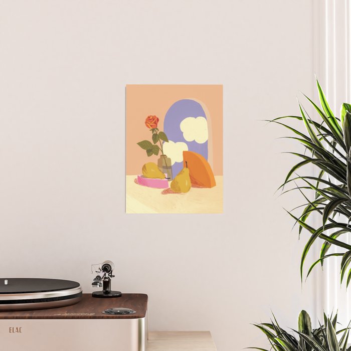 Rose and pears Poster Gallery Image 2