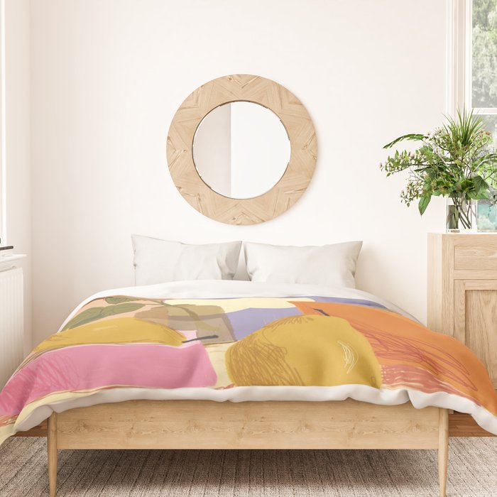 Rose and pears Duvet Cover Gallery Image 3