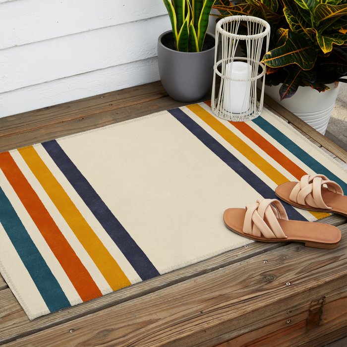 Blanket Stripe - classic Outdoor Rug Gallery Image 2