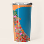 Portrait in Wild Botanica Travel Mug Gallery Image 2