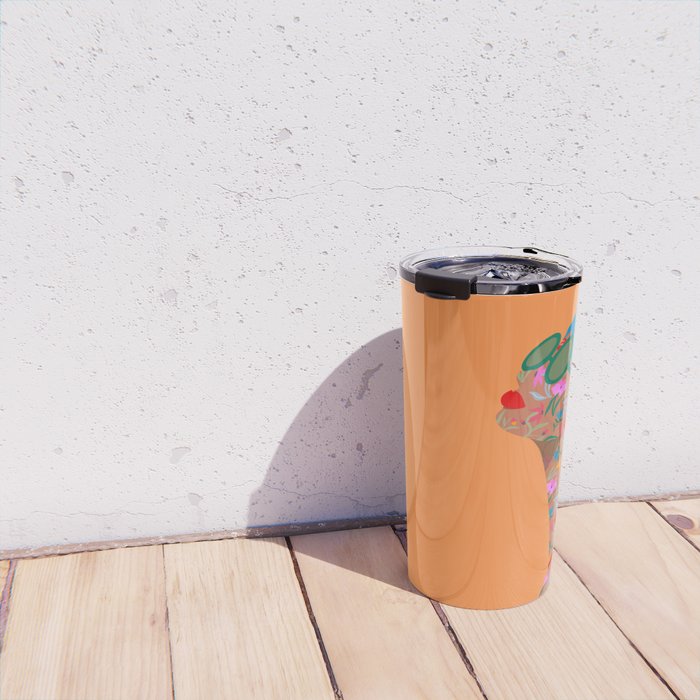 Portrait in Wild Botanica Travel Mug Gallery Image 4