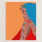 Portrait in Wild Botanica Jigsaw Puzzle Gallery Image 1